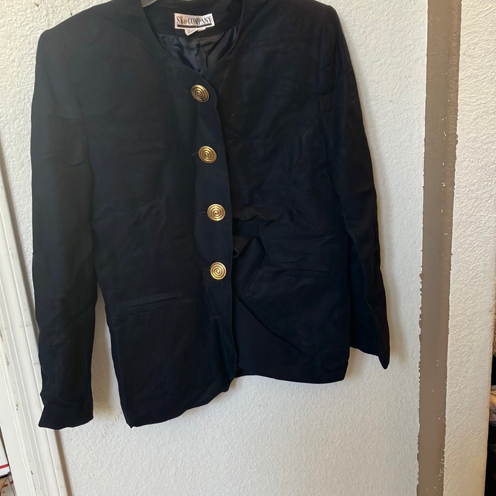 FINAL MARKDOWN Sk & company linen blend jacket 12